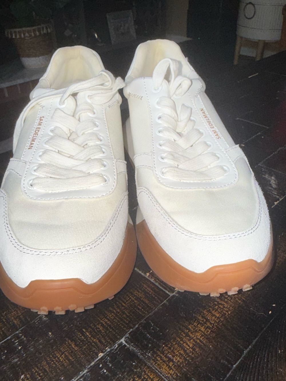 Sam Edelman Layla Sneakers Women's Size 11 White - Picture 9 of 14